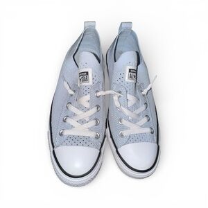 Converse Chuck Taylor All Star Shoreline Knit Slip-On sneakers Grey Blue Color
